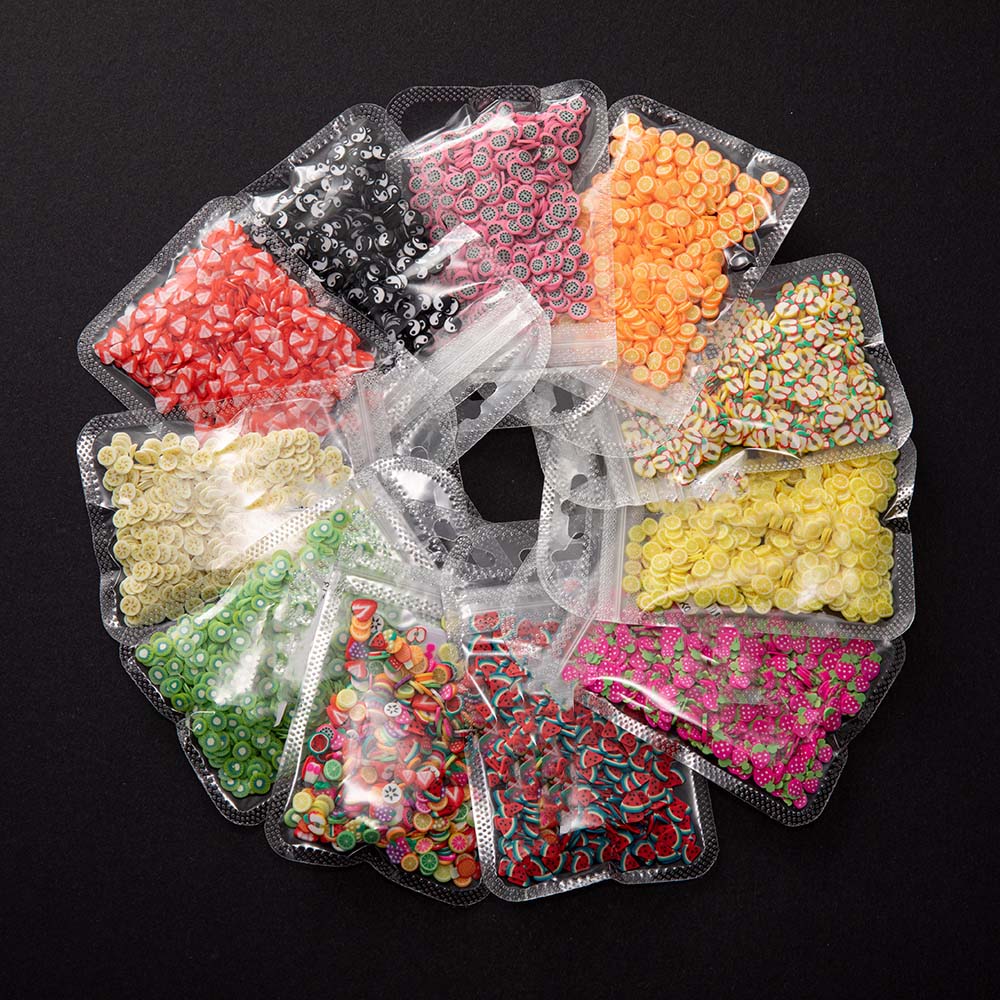 Resin Ocean Wave Mold - 1000Pcs Polymer Clay Fruit Slices Charms