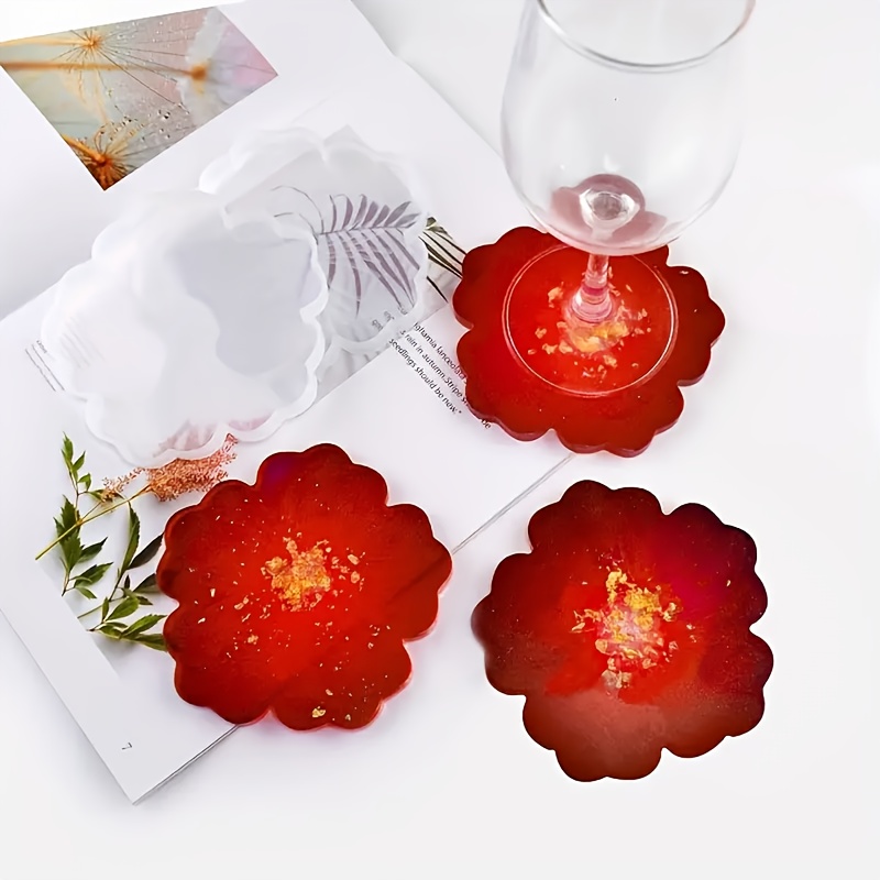 5pcs Mirror Large Flower Small - Silicone Mold Tray ulasan dan harga