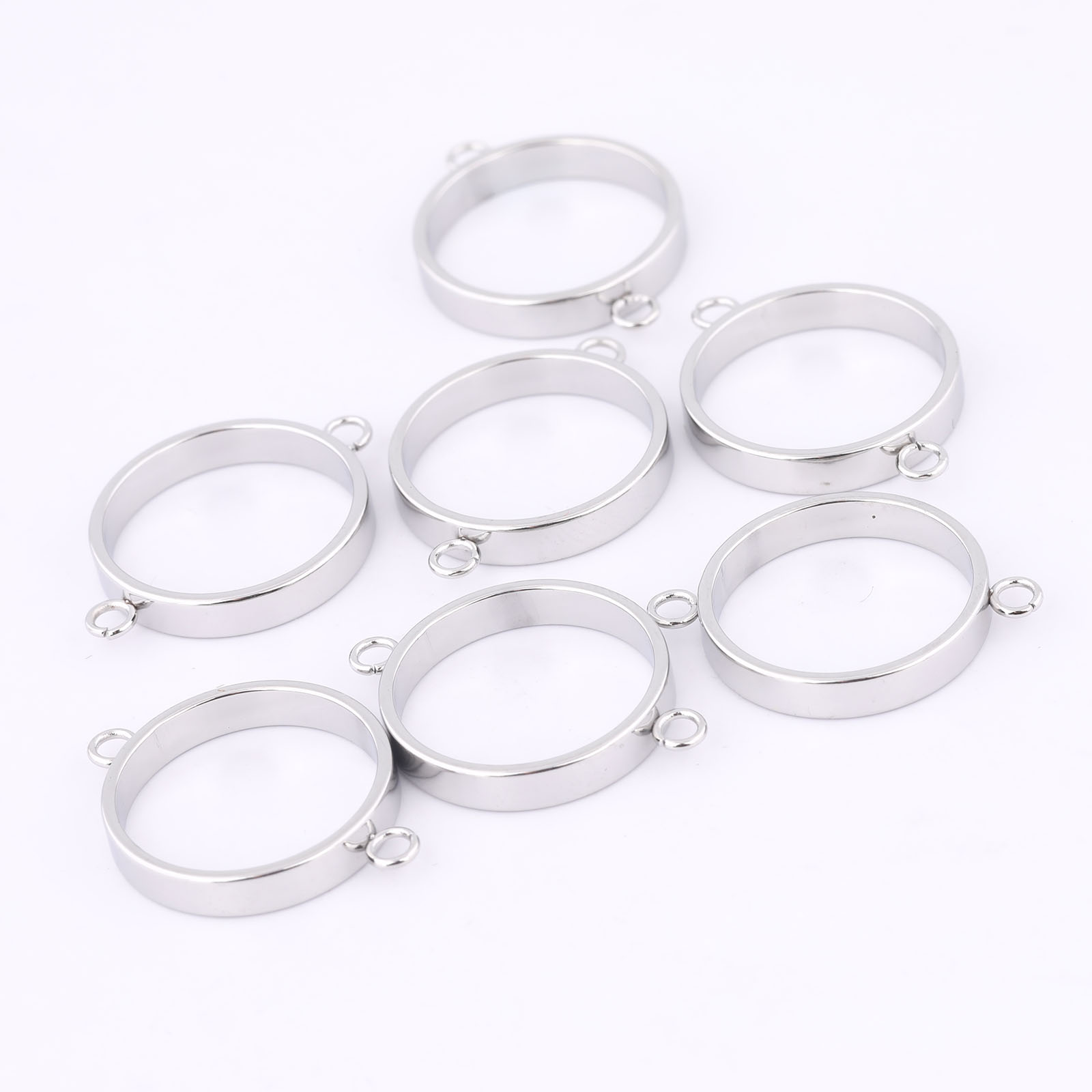 10pcs Stainless Steel 14mm Ope - Resin Craft Projects ulasan dan harga