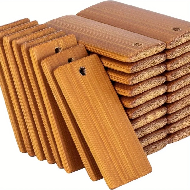 100Pcs Natural Wood Blanks 45x - Wood Ring Blank ulasan dan harga