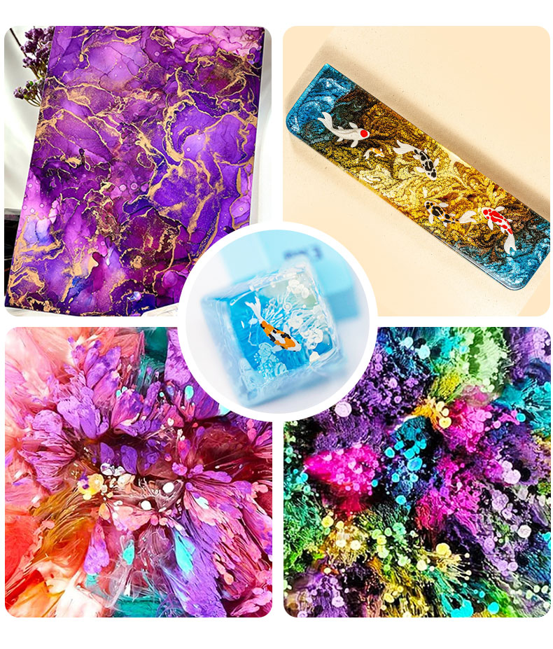 10ml Alcohol Ink Art Epoxy Res - Resin Dye Alcohol ulasan dan harga