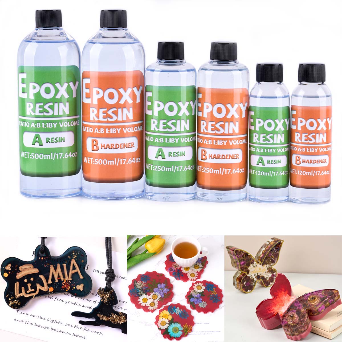 1:1 Ratio Epoxy Resin Kit Anti - Resin Jewelry Kit ulasan dan harga