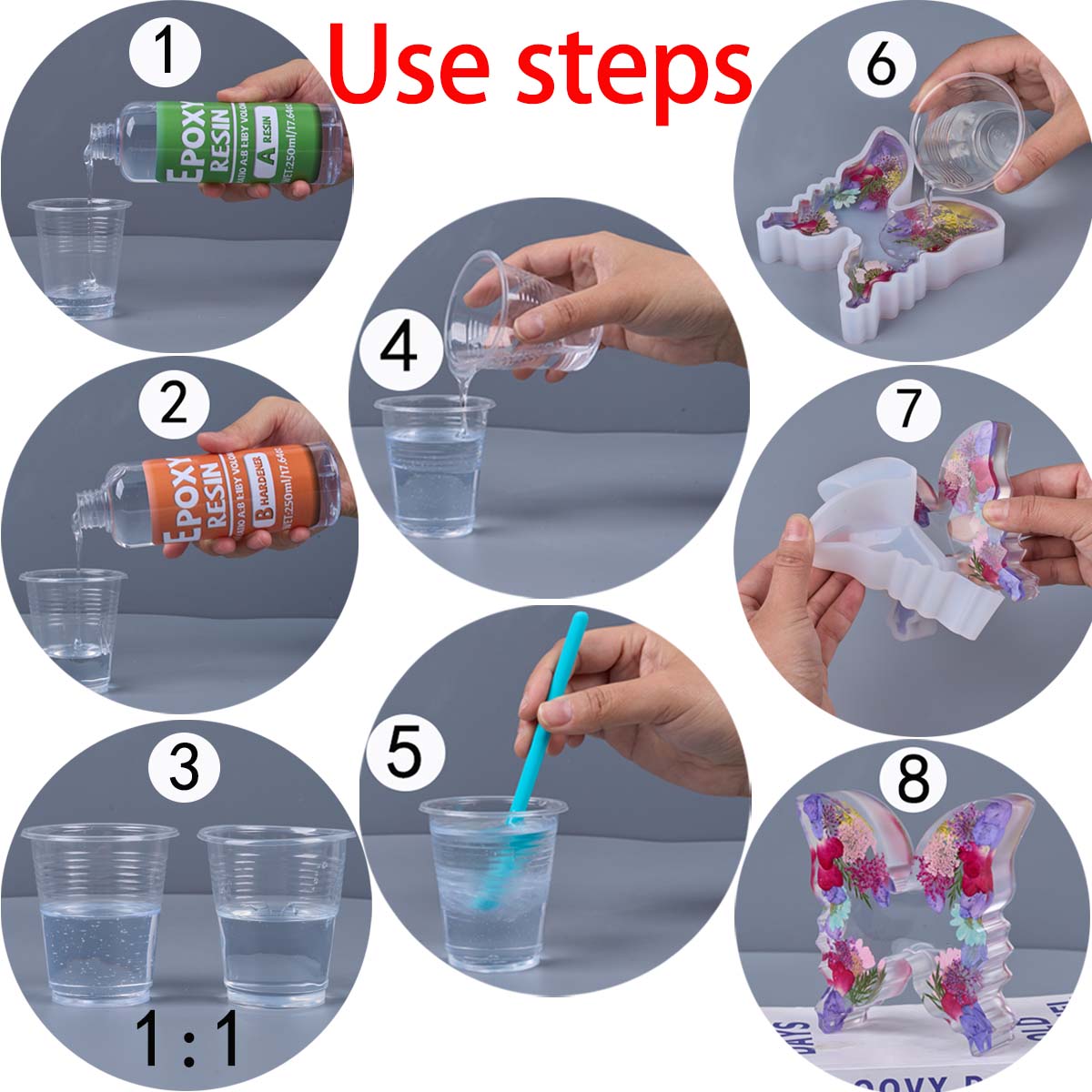 1:1 Ratio Epoxy Resin Kit Anti - Resin Jewelry Kit ulasan dan harga