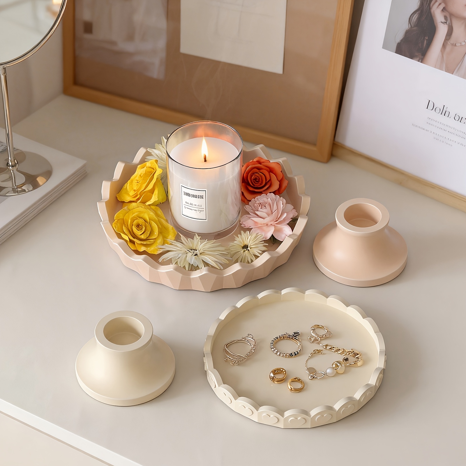 2pcs Silicone Tray Mold Set, R - Resin Jewelry Kit ulasan dan harga
