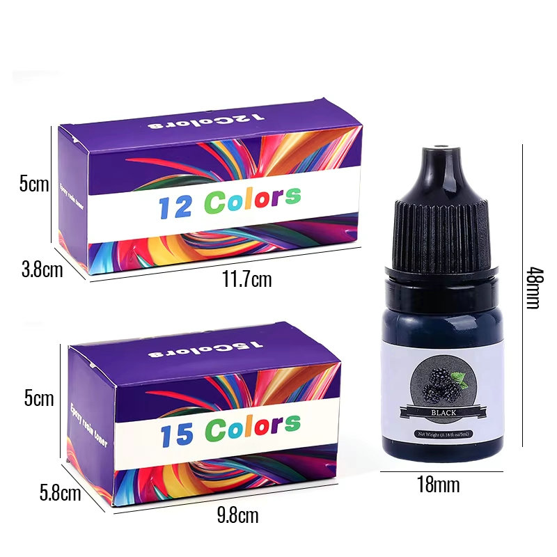Epoxy Resin Color Pigment 24 V - Resin Pigment Set ulasan dan harga