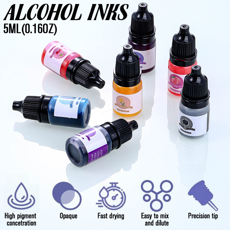 Epoxy Resin Color Pigment 24 V - Resin Pigment Set ulasan dan harga