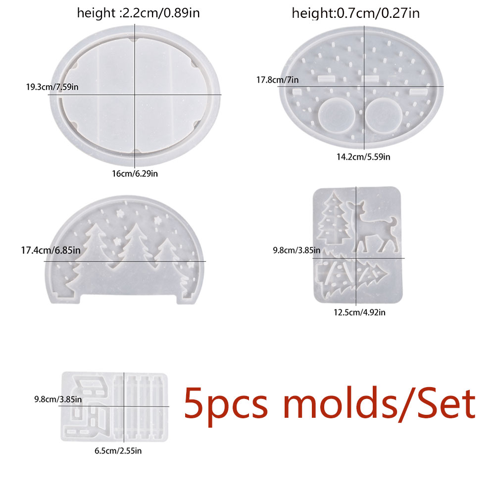 Christmas Elk Tealight Candle  - Silicone Mold Tray ulasan dan harga