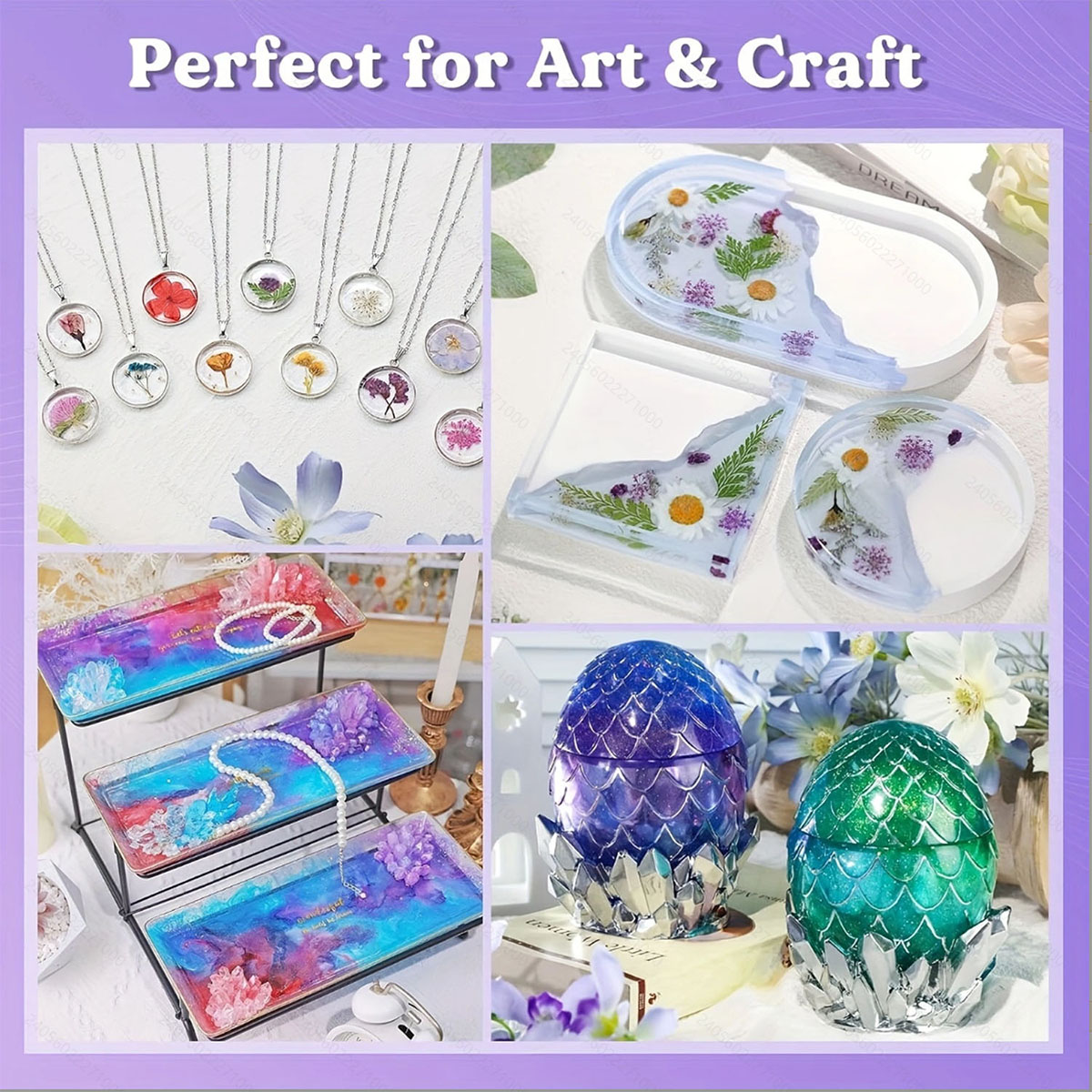 125ml/250ml Crystal Clear Cast - Resin Jewelry Kit ulasan dan harga