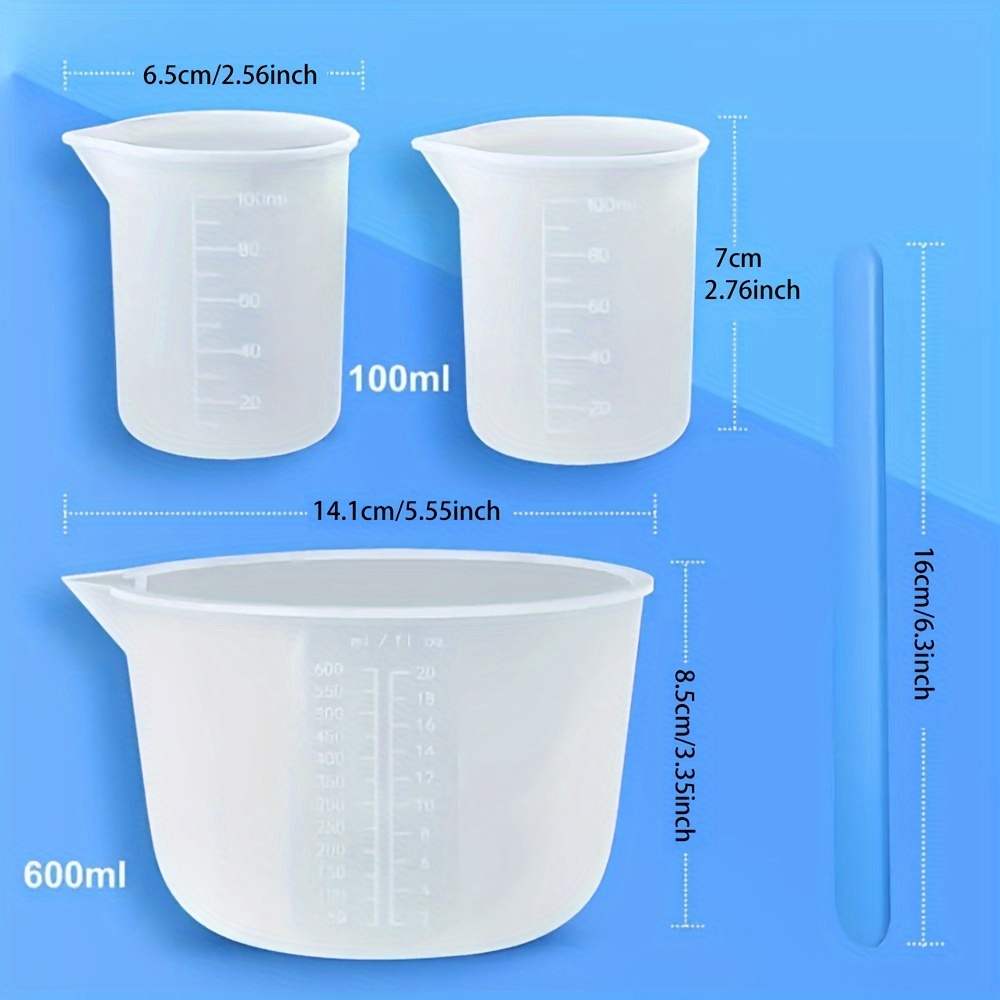 Silicone Measuring Cups, Resin - Mixing Cup Silicone ulasan dan harga