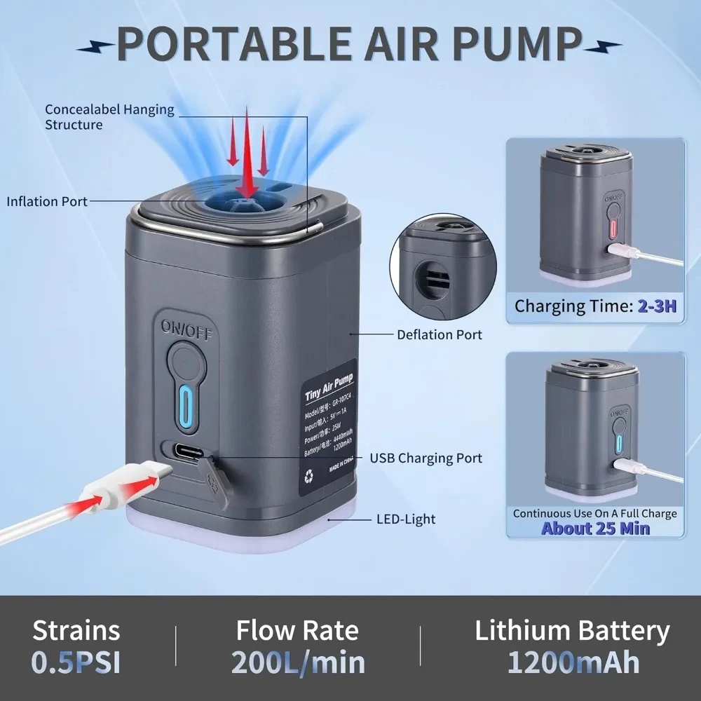 Mini Portable Air Pump with 13 - Vacuum Chamber Small ulasan dan harga
