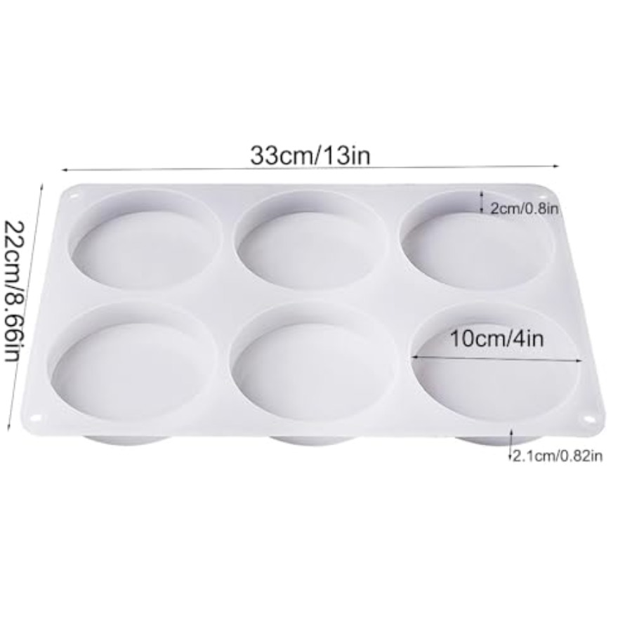 6-Cavity Deep Round Coaster Si - Coaster Mold Round ulasan dan harga