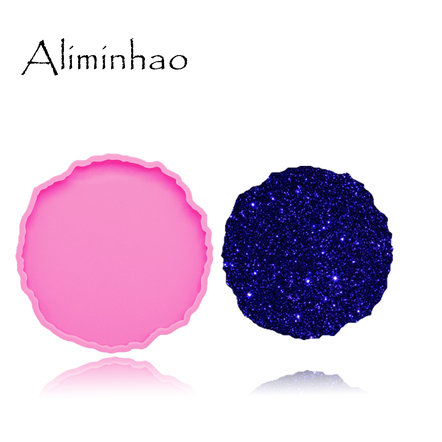 DY0278 Shiny High quality roun - Geode Mold Silicone ulasan dan harga