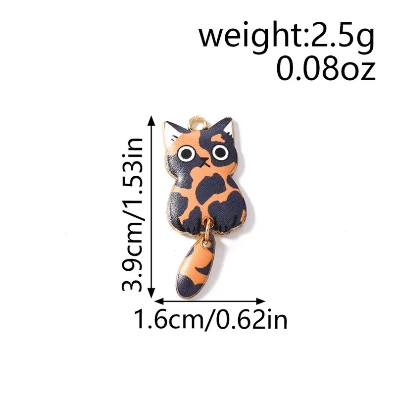 10Pcs 16×39mm Cute Cartoon Cat - Resin Craft Projects ulasan dan harga