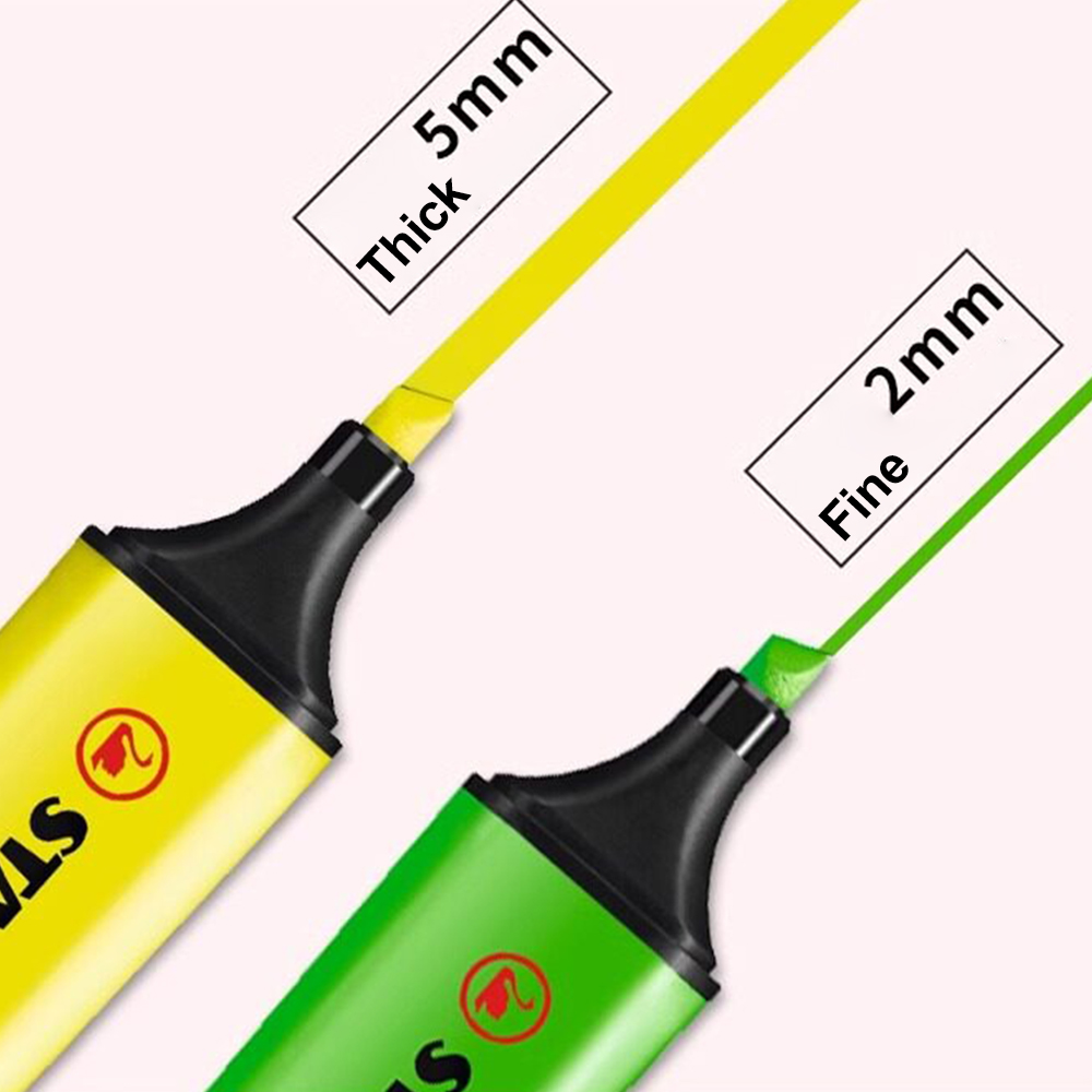 3/6pcs Stabilo Highlighter Pen - Stabilo Marker Boss ulasan dan harga