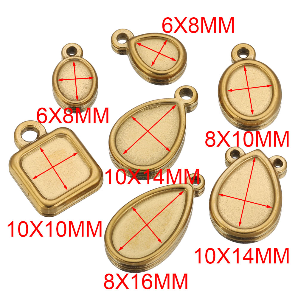 5pcs Stainless Steel Square Dr - Resin Craft Projects ulasan dan harga
