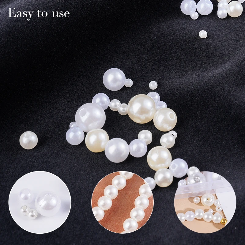 800pcs Artificial Faux Pearl R - Resin Crafts ulasan dan harga