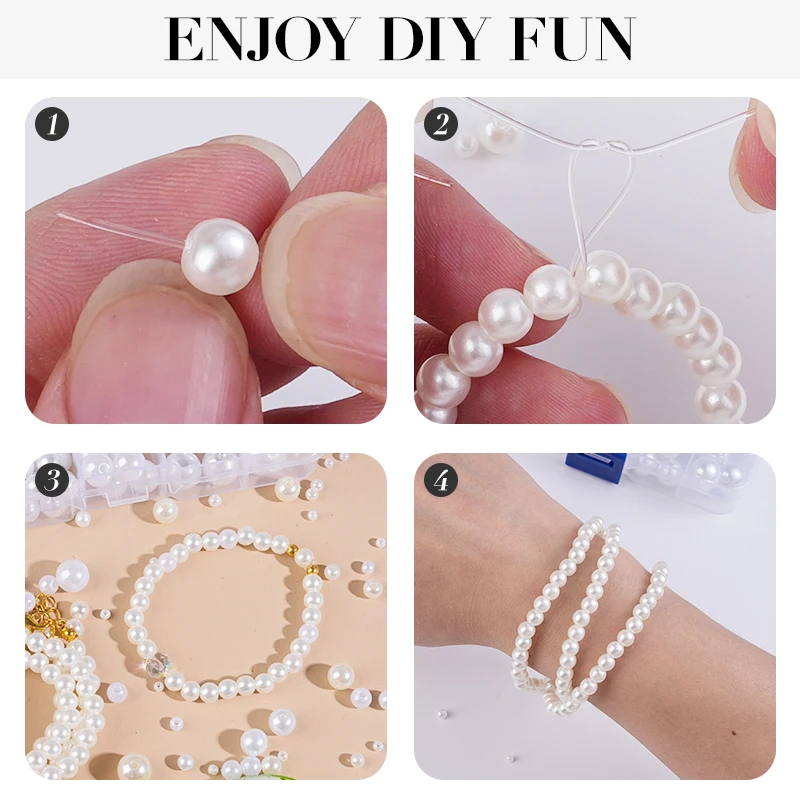 800pcs Artificial Faux Pearl R - Resin Crafts ulasan dan harga