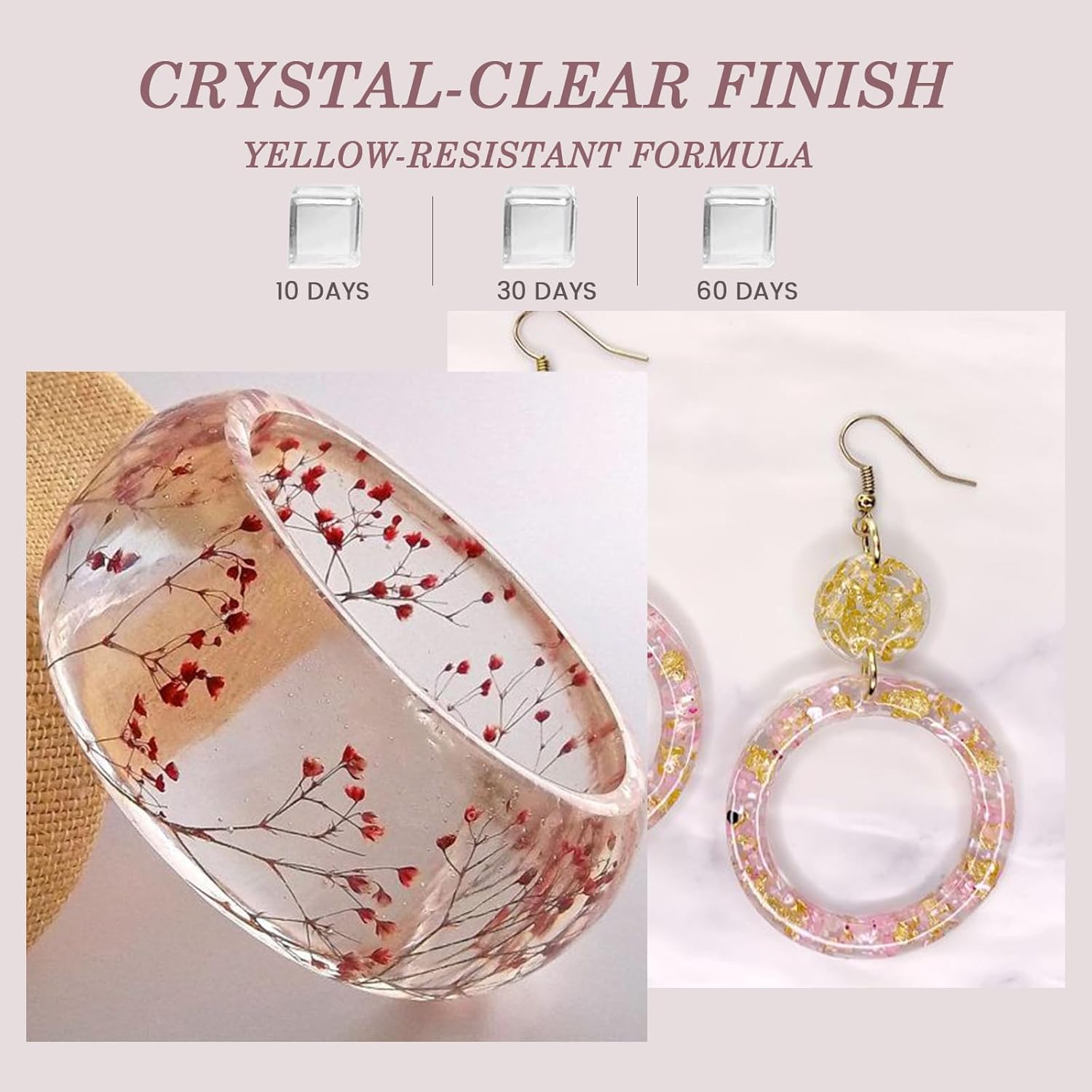 Crystal Clear&Low Odor,UV Ligh - Epoxy Uv Resin Kit ulasan dan harga