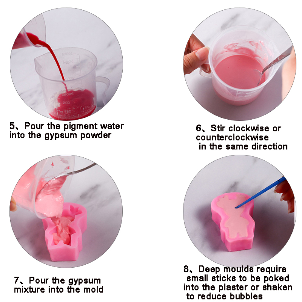 10ml Gypsum Cement Coloring Pl - Mixing Cup Silicone ulasan dan harga