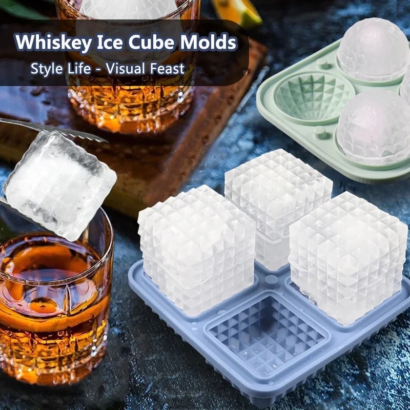 Ice Cube Tray Silicone with Li - Coaster Mold Round ulasan dan harga