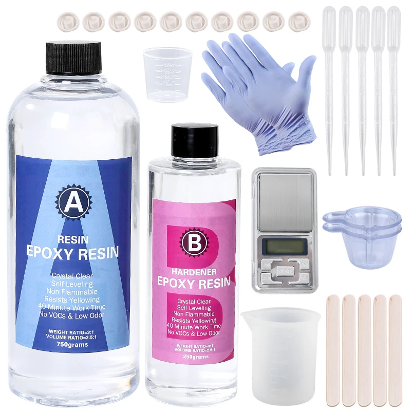Epoxy Resin Kit Crystal Clear  - Mixing Cup Silicone ulasan dan harga