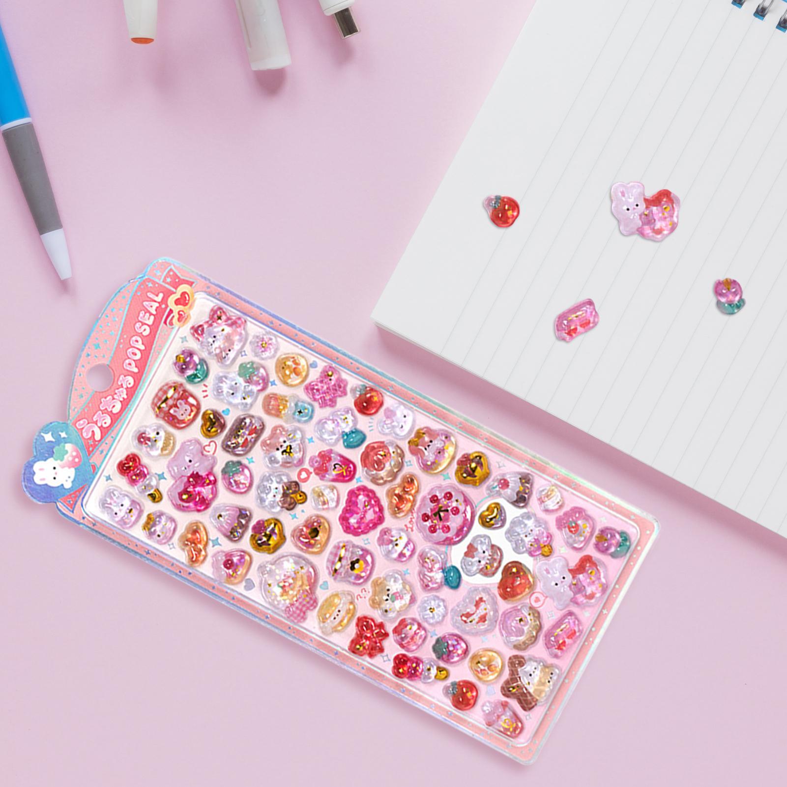 Cute Sticker Pack 3D Glitter S - Resin Glitter Pack ulasan dan harga