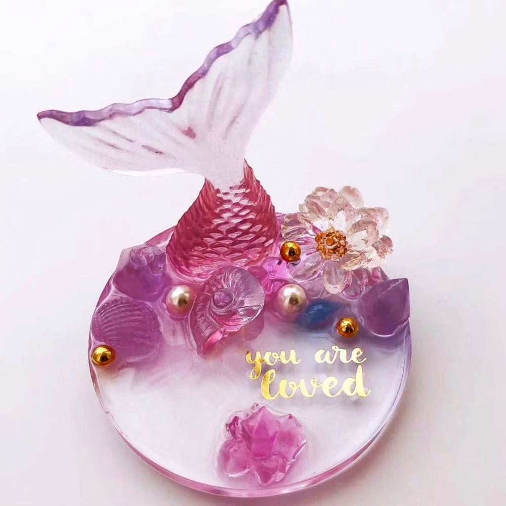 DIY Craft Silicone Fluid Arts  - Coaster Mold Round ulasan dan harga
