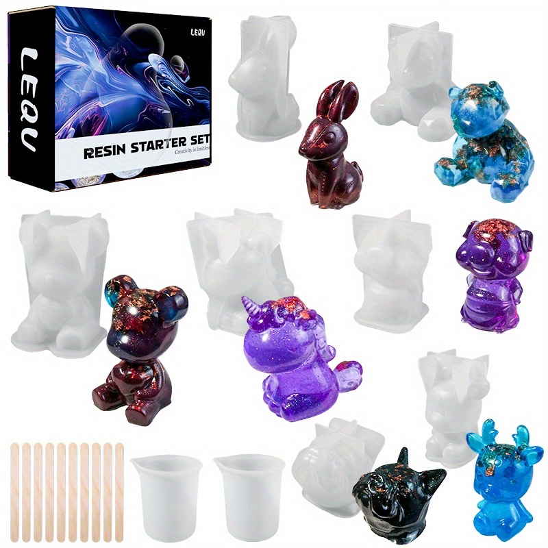 19pcs Resin-Made Mold Set, Sui - Resin Jewelry Kit ulasan dan harga