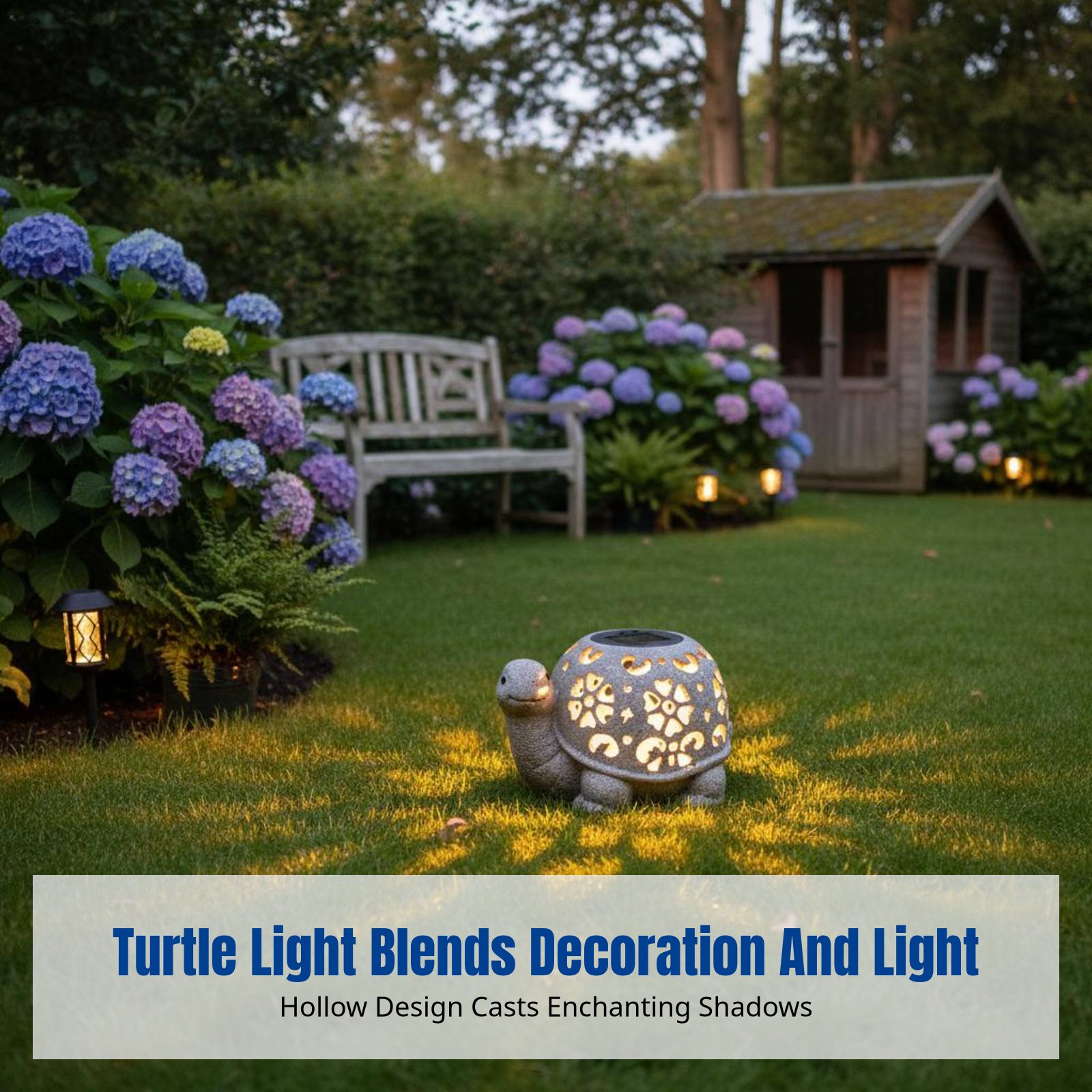 Garden Decor, Solar Hollow Tur - Resin Crafts ulasan dan harga