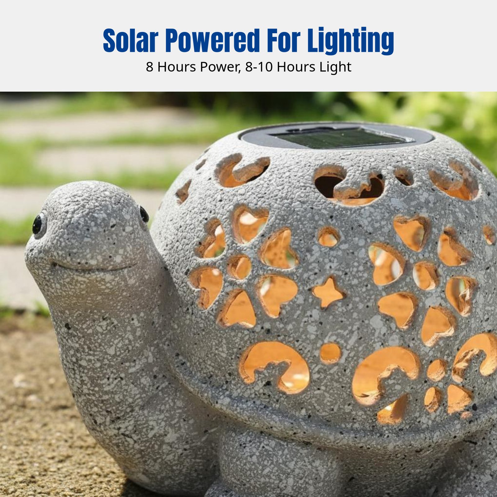 Garden Decor, Solar Hollow Tur - Resin Crafts ulasan dan harga