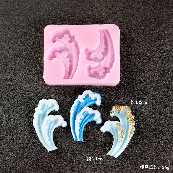 Wave Ocean Silicone Molds Cake - Resin Ocean Wave Mold ulasan dan harga