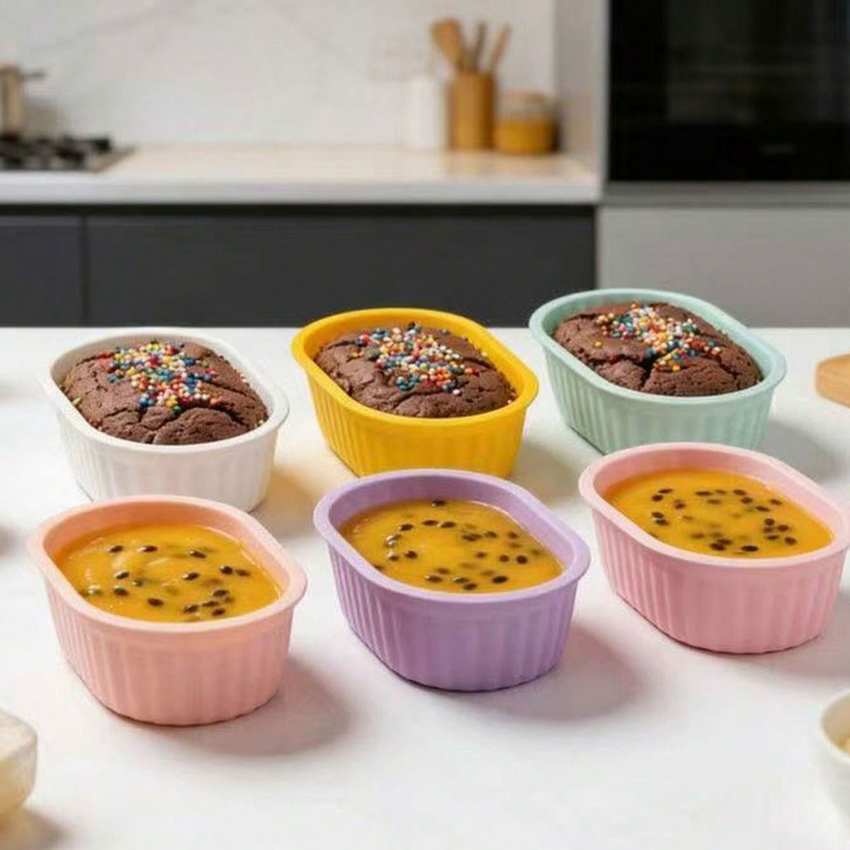 Silicone dessert cup cake mold - Mixing Cup Silicone ulasan dan harga