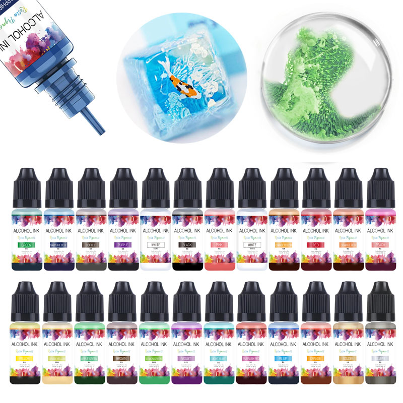 10ml Art Ink Alcohol Resin Pig - Resin Dye Alcohol ulasan dan harga