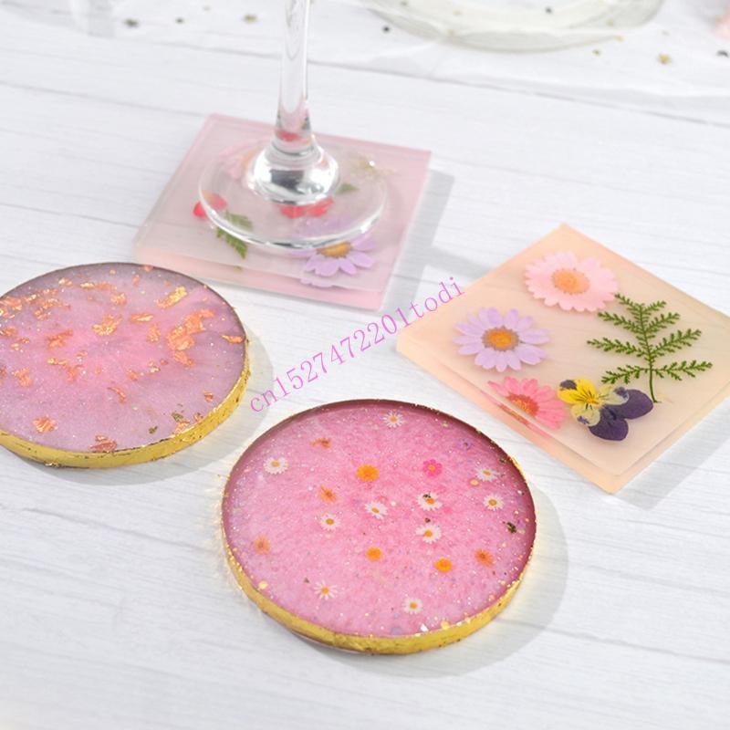 2Pcs Round Square Resin Mold G - Geode Mold Silicone ulasan dan harga