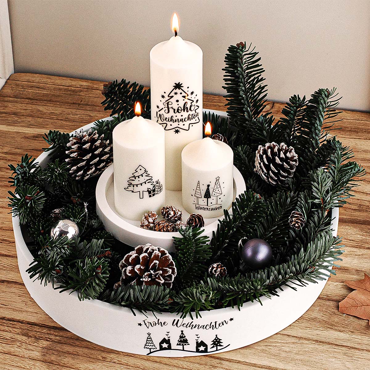 Concrete Round Candle Bowl Ves - Coaster Mold Round ulasan dan harga