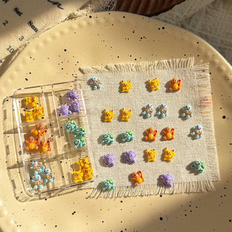 Pokemon nail art accessories,  - Resin Crafts ulasan dan harga