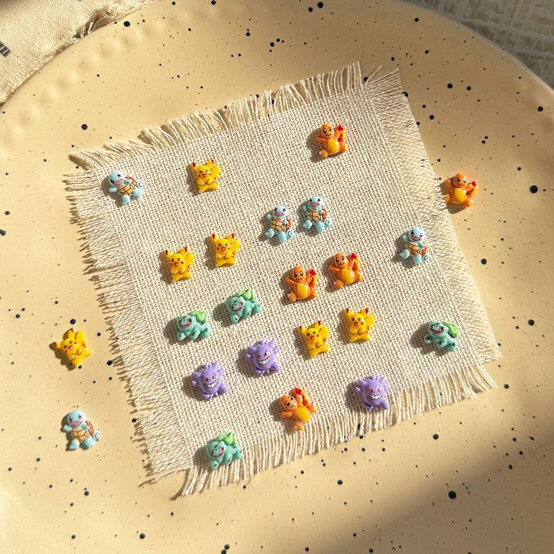 Pokemon nail art accessories,  - Resin Crafts ulasan dan harga