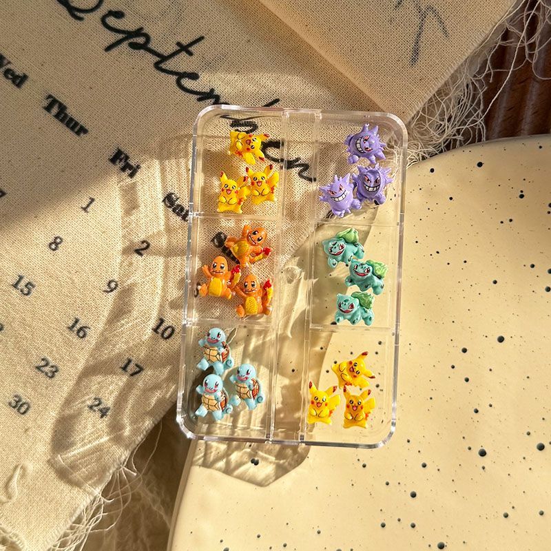 Pokemon nail art accessories,  - Resin Crafts ulasan dan harga