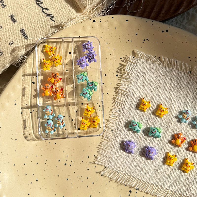 Pokemon nail art accessories,  - Resin Crafts ulasan dan harga