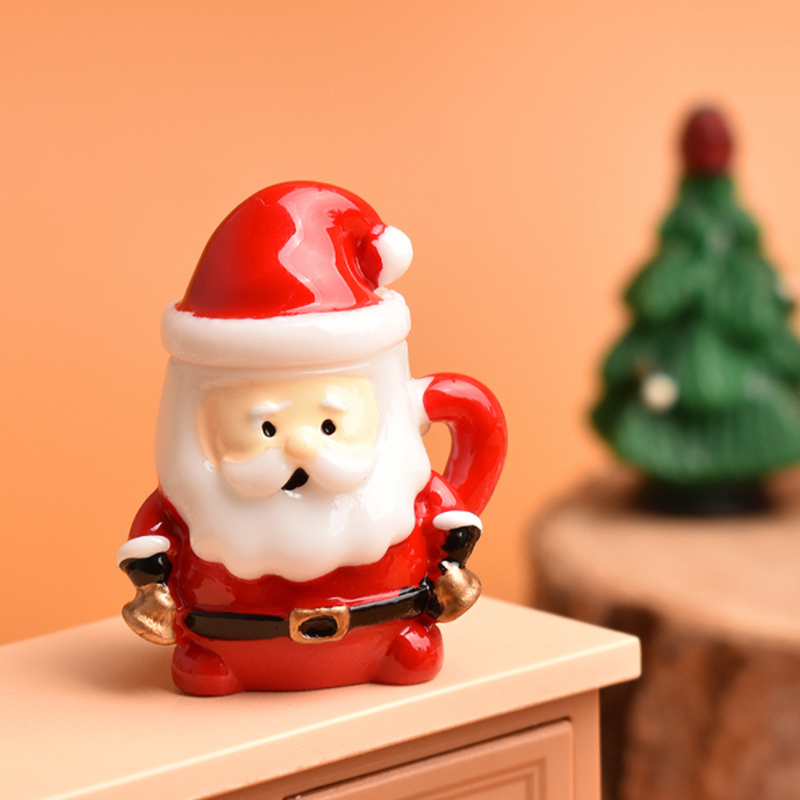 Mini Santa Teacup Ornament - R - Resin Crafts ulasan dan harga