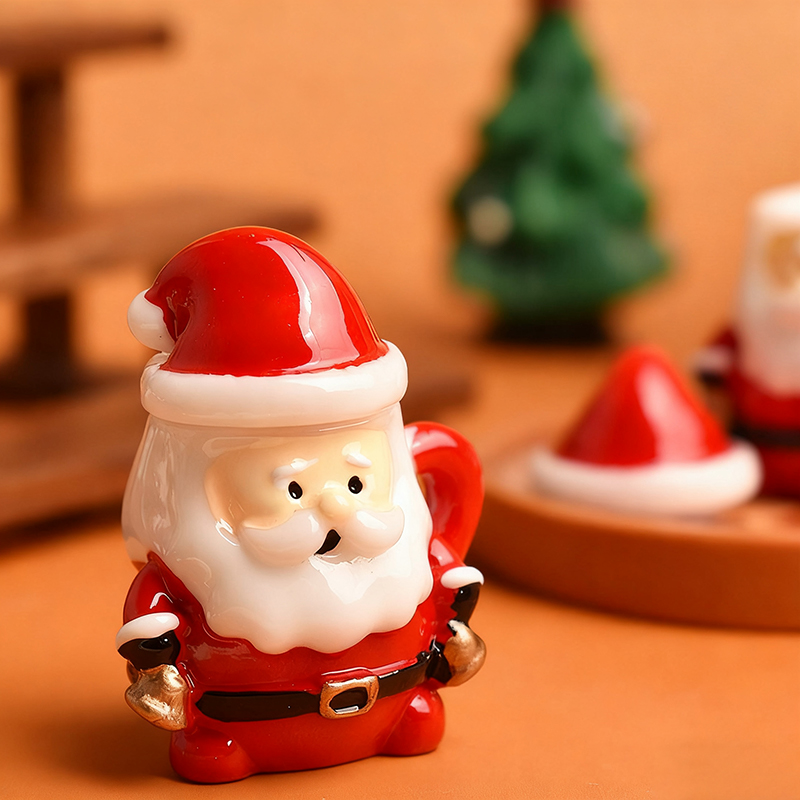 Mini Santa Teacup Ornament - R - Resin Crafts ulasan dan harga