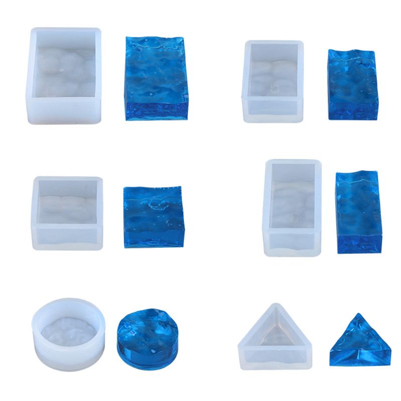 4Pcs Sea Wave Resin Mold Set W - Resin Ocean Wave Mold ulasan dan harga