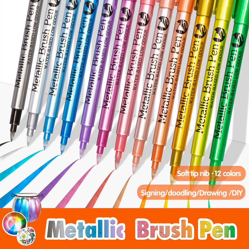 1pc Colors Metallic Waterproof - Copic Marker Sketch ulasan dan harga