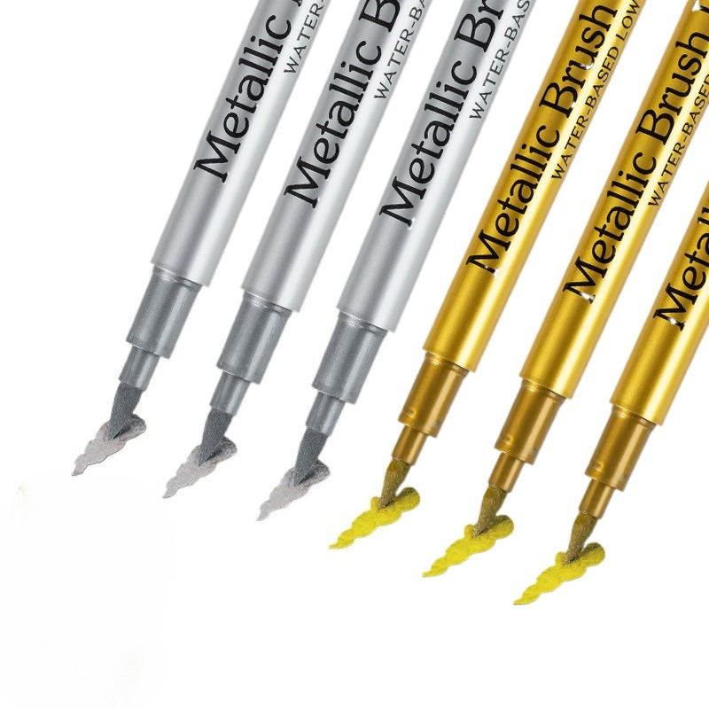 1pc Colors Metallic Waterproof - Copic Marker Sketch ulasan dan harga