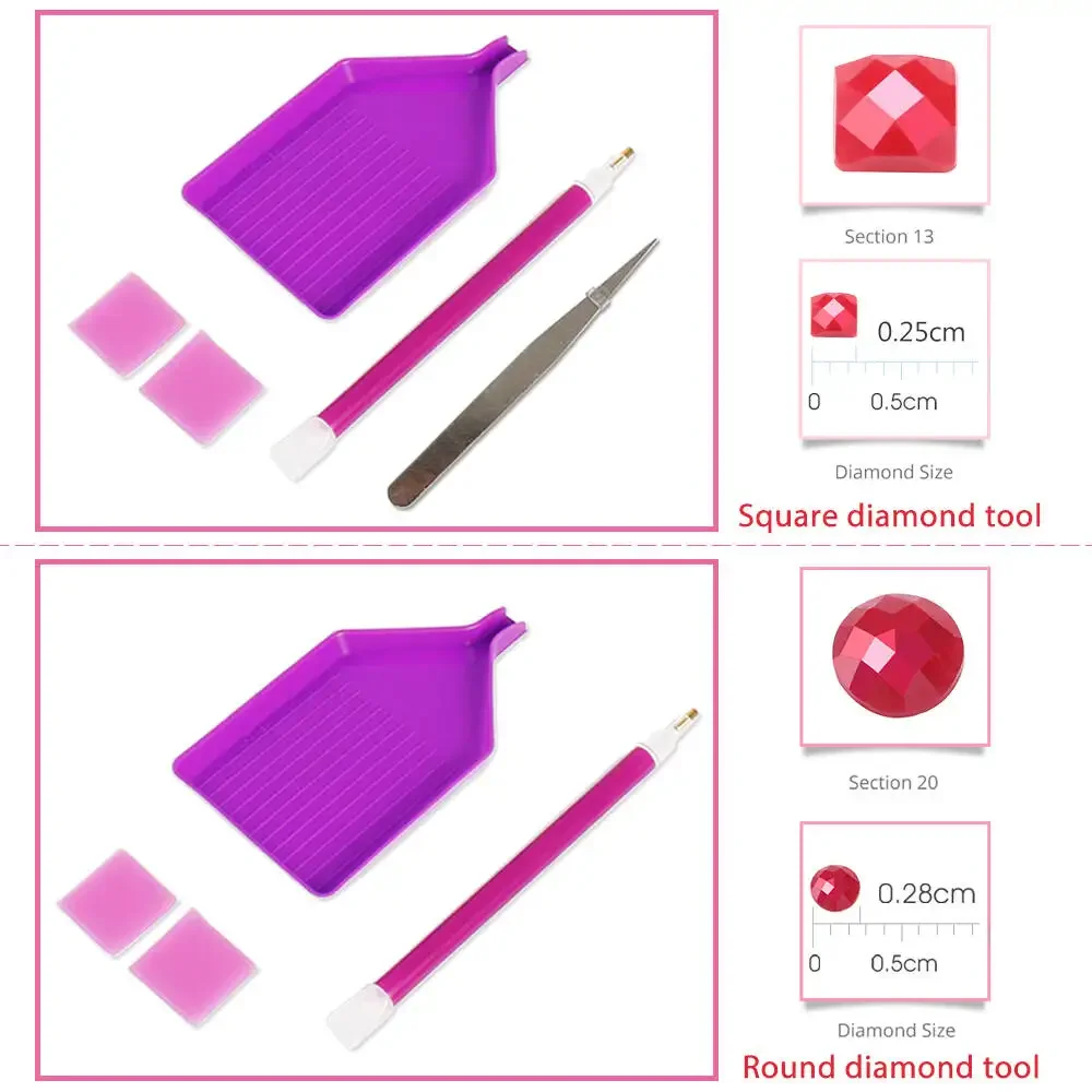 Momoart 5D DIY Diamond Mosaic  - Resin Craft For Beginners ulasan dan harga