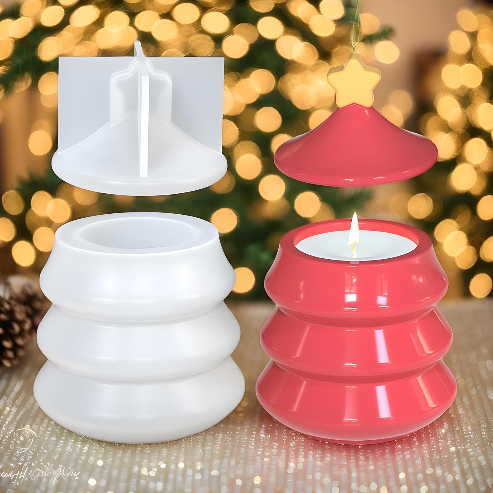 Christmas Tree Jar Mold DIY Si - Resin Craft Workshop ulasan dan harga