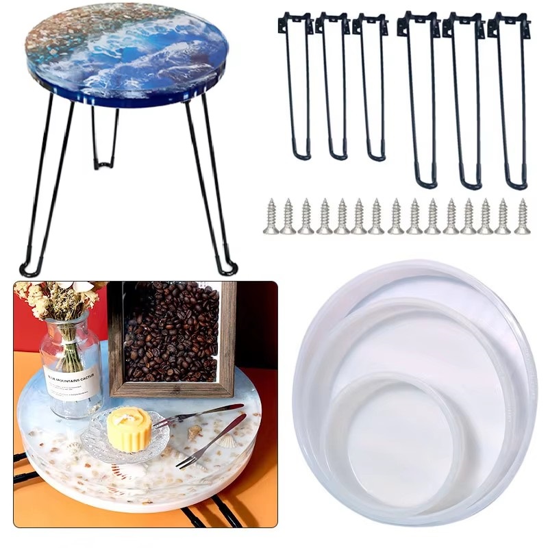 Large Round Tray UV Resin Mold - Coaster Mold Round ulasan dan harga