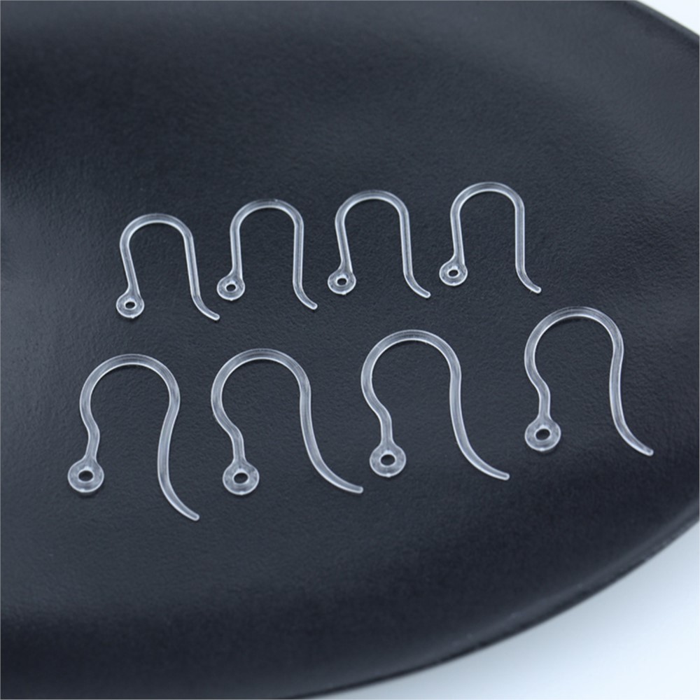 40pcs Clear Plastic Earring Ho - Resin Craft Projects ulasan dan harga