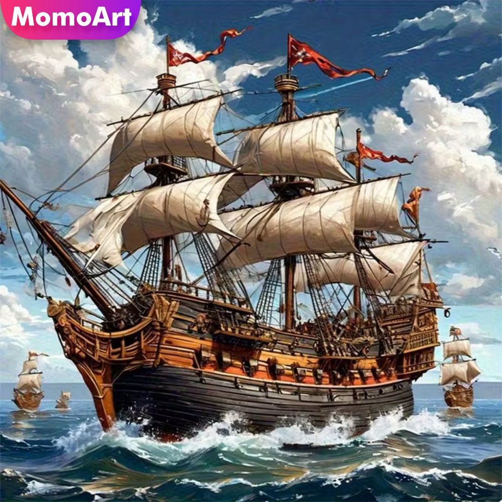 Momoart Diamond Painting Ship  - Resin Craft For Beginners ulasan dan harga