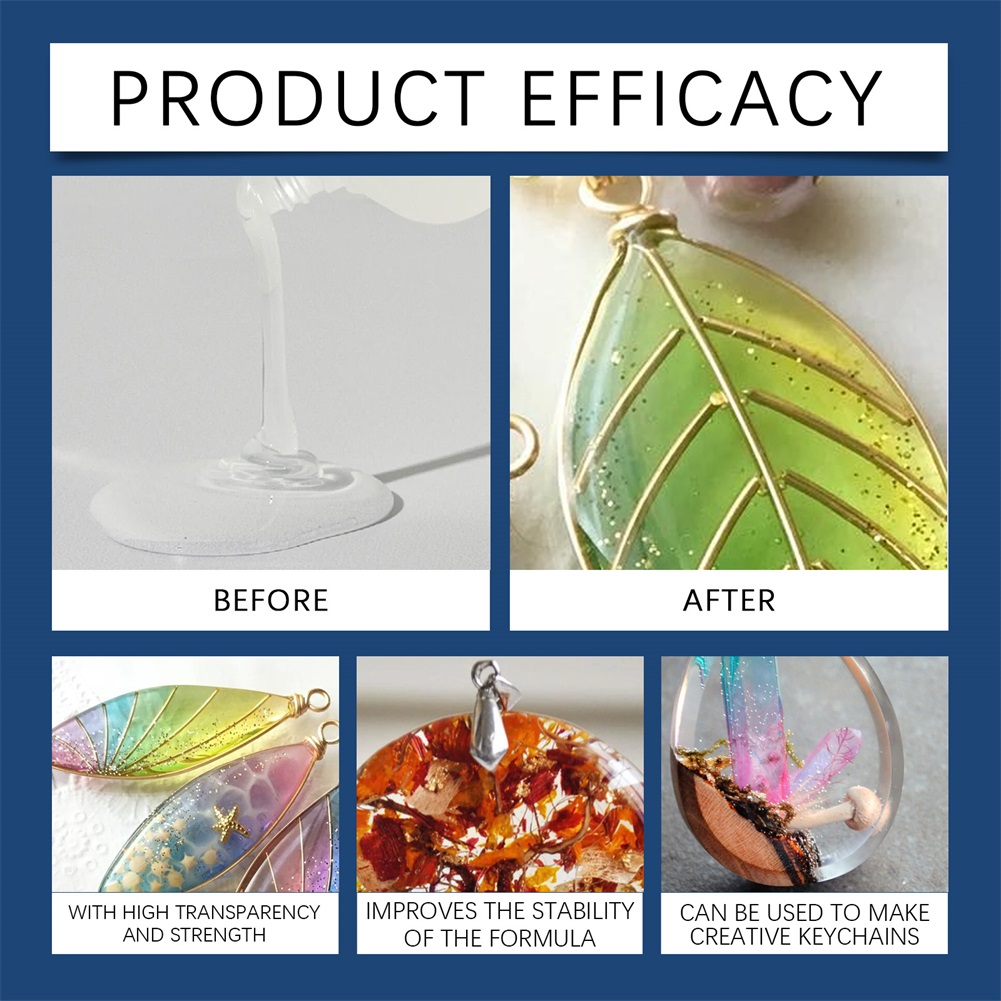 DIY Crystals Clear Epoxys Resi - Resin Jewelry Kit ulasan dan harga